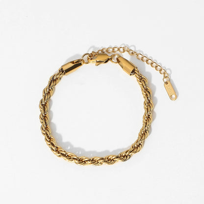 Twisted Cable Chain Bracelet