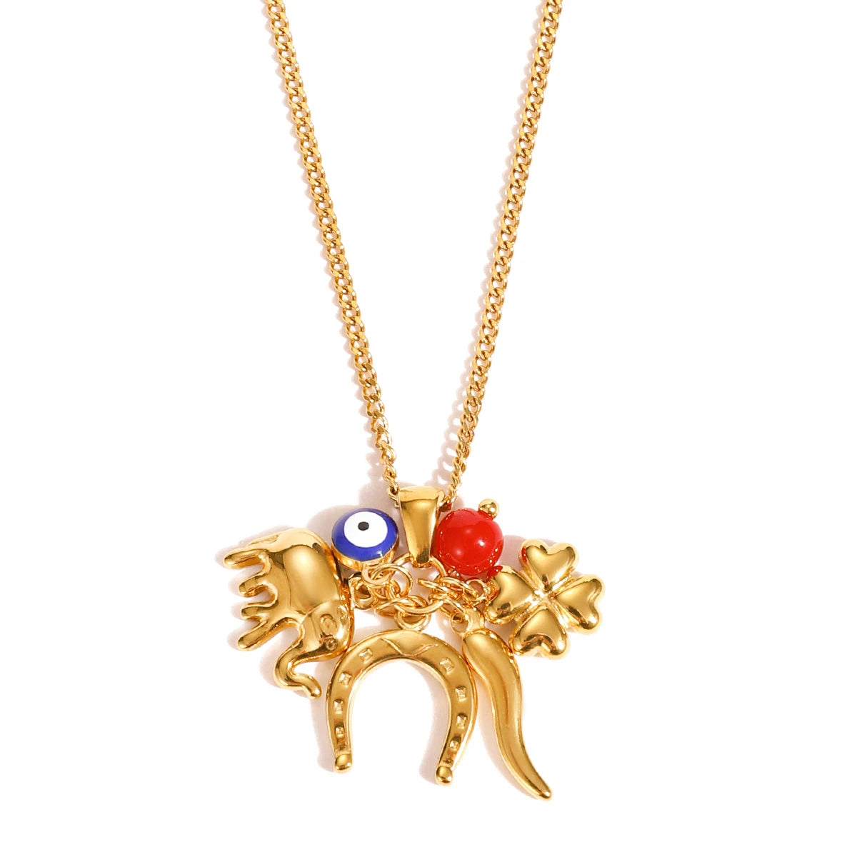 Protection & Luck Charm Necklace