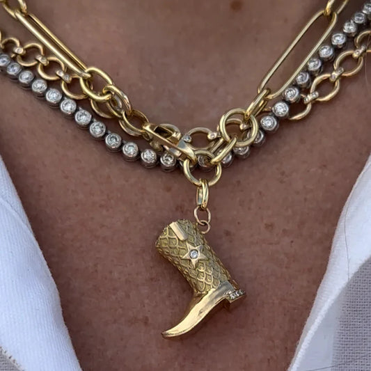 Boot Necklace