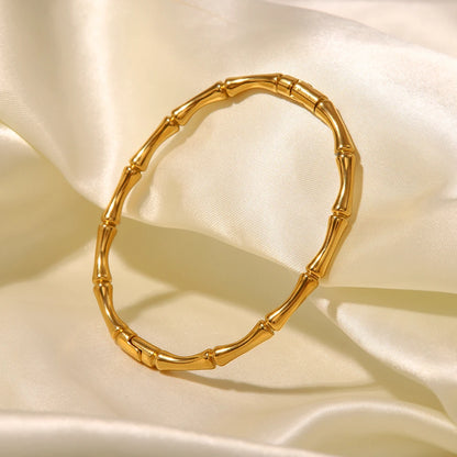 Gold Bamboo Bracelet