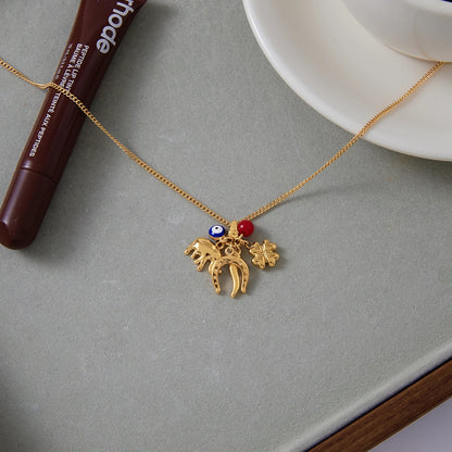 Protection & Luck Charm Necklace