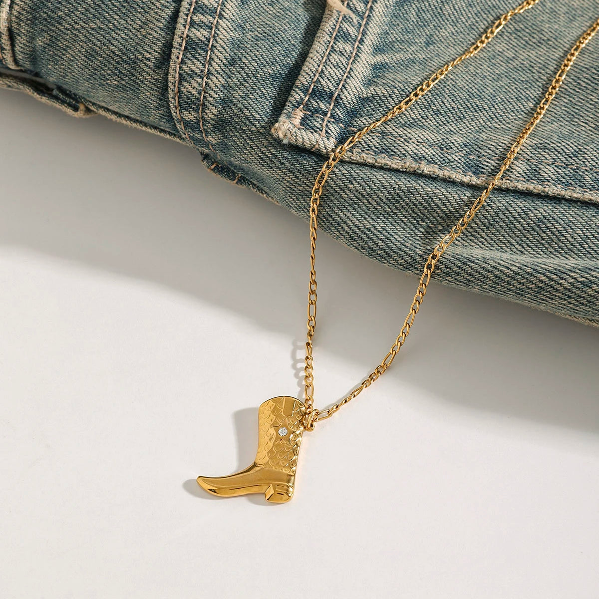 Boot Necklace