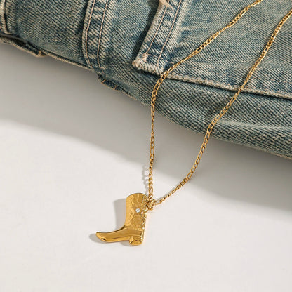 Boot Necklace