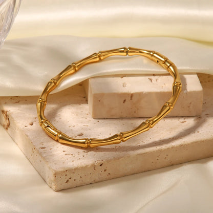 Gold Bamboo Bracelet